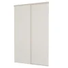Pack 2 portes de placard coulissantes blanc 1500 x 2500 mm