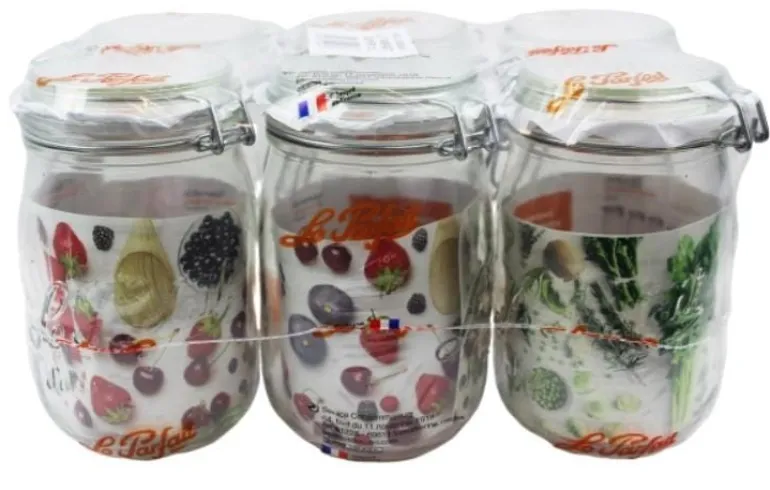 Pack de 6 bocaux 1L LE PARFAIT