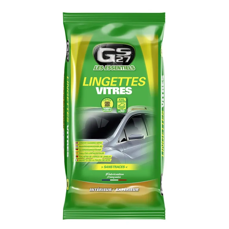 Pack de 30 lingettes pour vitre GS27
