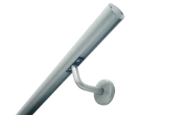 Pack main courante OPALU thermolaqué 2M + 2 supports muraux