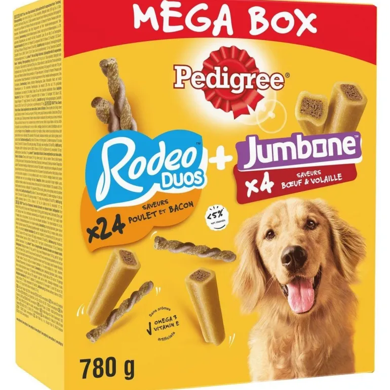 Pack Rodéo + Jumbone pour chien moyen 780g