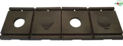 Paillages rigides et durables MODUL'O PLAK (x2) + 2 bouchons