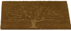 Paillasson rectangulaire en fibre de coco Arbre 45x75cm