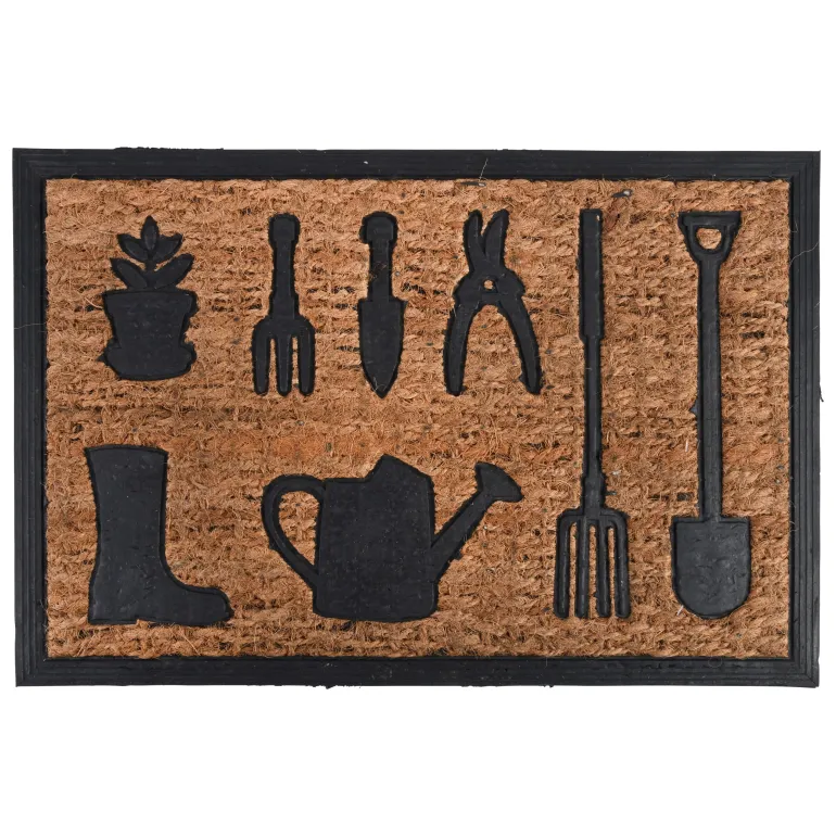 Paillasson en fibre de coco/caoutchouc Arrosoir 60x40 cm