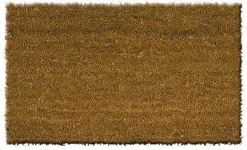 Paillasson en fibre de coco écru 33x55 cm
