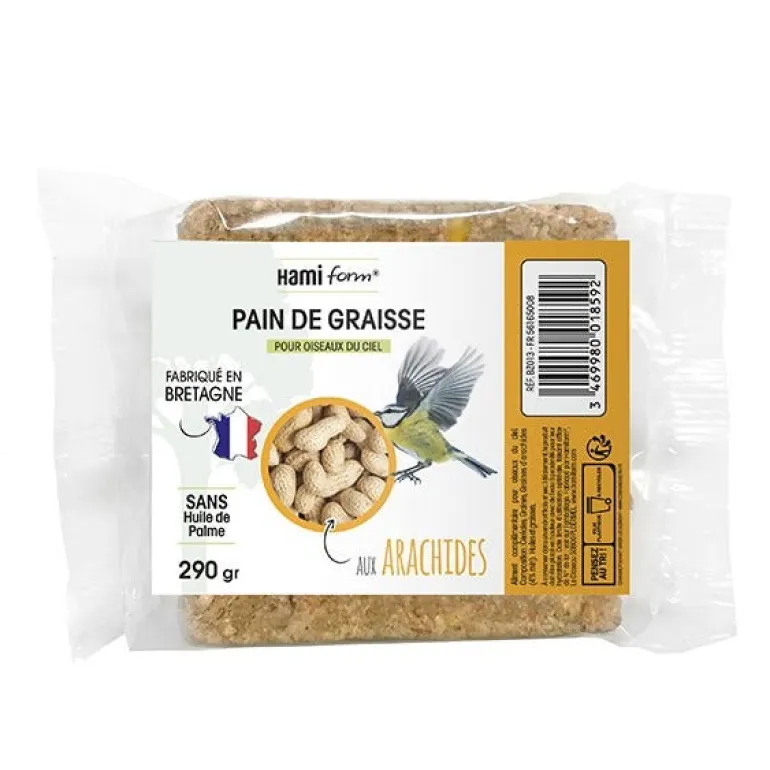 Pain de graisse aux arachides 290g HAMIFORM