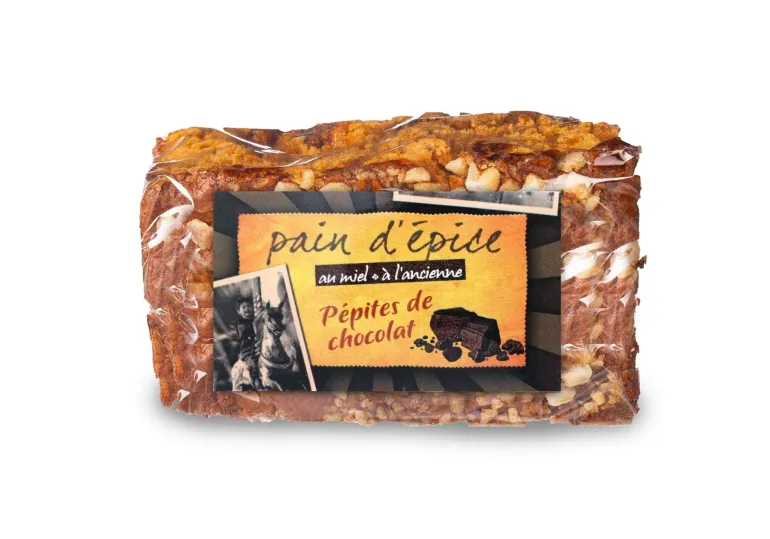 Pain d'épice aux pépites de chocolat à l'ancienne 500g