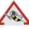 Pancarte Attention abeilles - Triangle