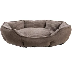 Panier ovale soft antidérapant 70 x 65 cm marron