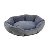 Panier ovale soft antidérapant 70 x 65 cm bleu