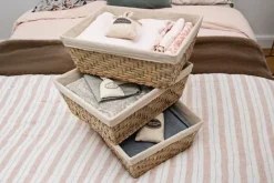 Panier de rangement en jonc de mer Fiesta M