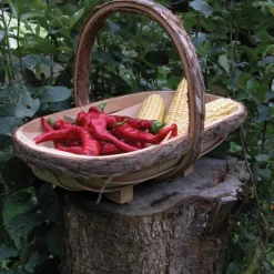 Panier en bois moyen format (vendu à l'unité)