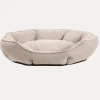 Panier ovale soft antidérapant 70 x 65 cm beige