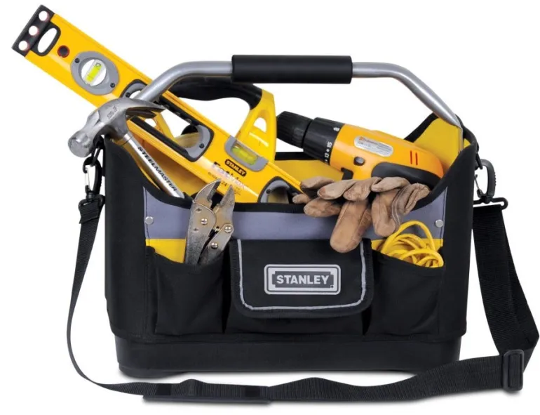 Panier porte outils 40 cm (16'') avec bandoulière STANLEY