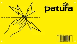 Panneau avertisseur clôture électrique alu 2 faces