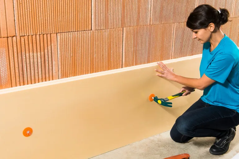 Panneau polystyrène extrudé R2,25 Ep.8cm 250x60cm mur/sol