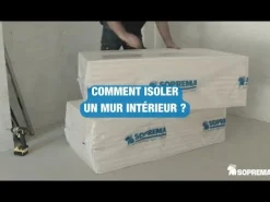 Panneau polystyrène extrudé R2,25 Ep.8cm 125x60cm mur/sol