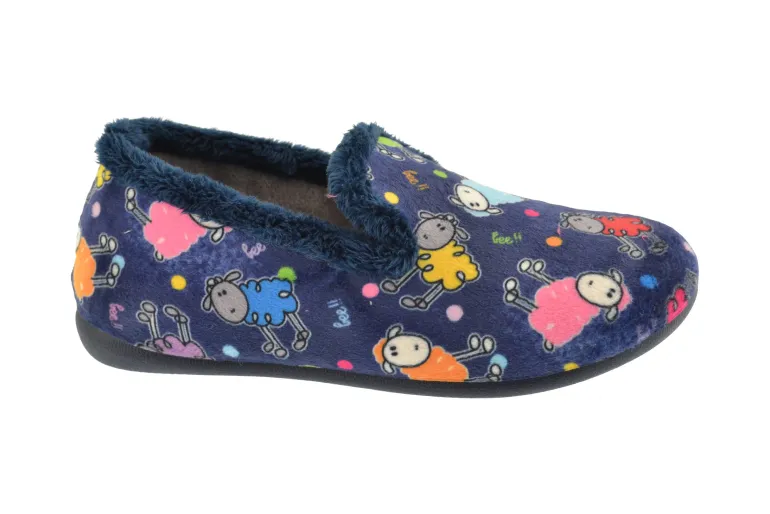 Pantoufle enfant Dikids bleu ou rose