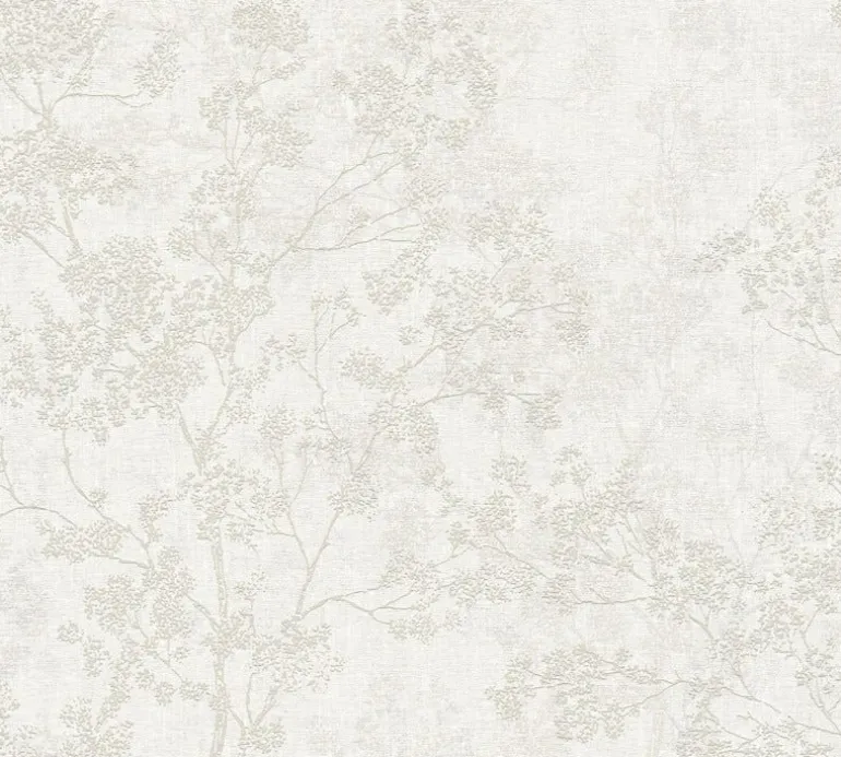Papier peint expansé sur support intissé canopée brume