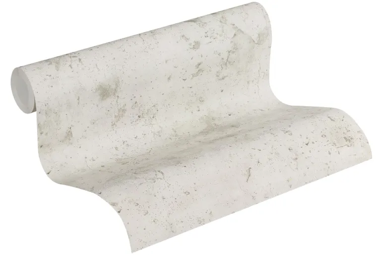 Papier peint vinyl sur support intissé loft béton gris moyen