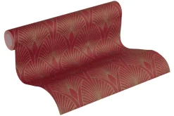Papier peint vinyl sur support intissé glamouro.rubis