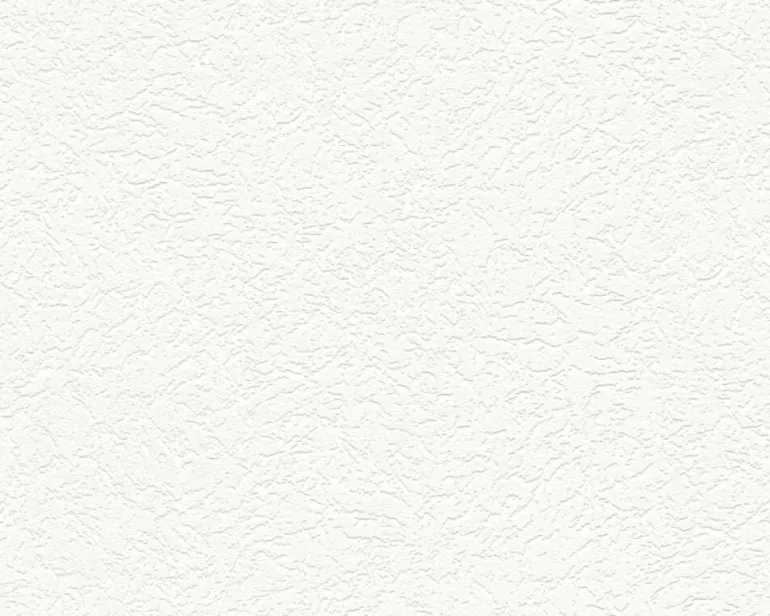 Papier peint vinyl expansé support intissé craquelé blanc
