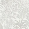 Papier peint vinyl sur support intissé zoé végétal écru