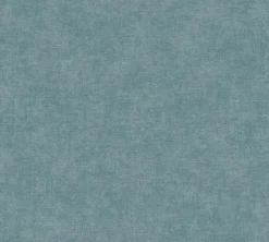 Papier peint vinyl sur support intissé uni toile vert/bleu