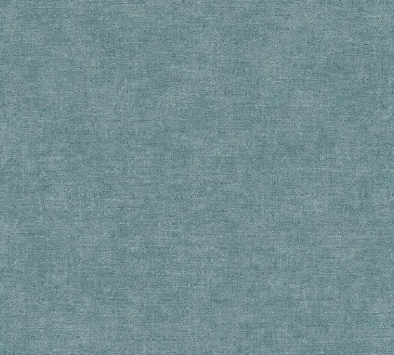 Papier peint vinyl sur support intissé uni toile vert/bleu
