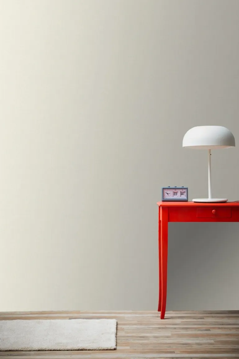 Papier peint vinyl sur support intissé Copenhague uni ivoire