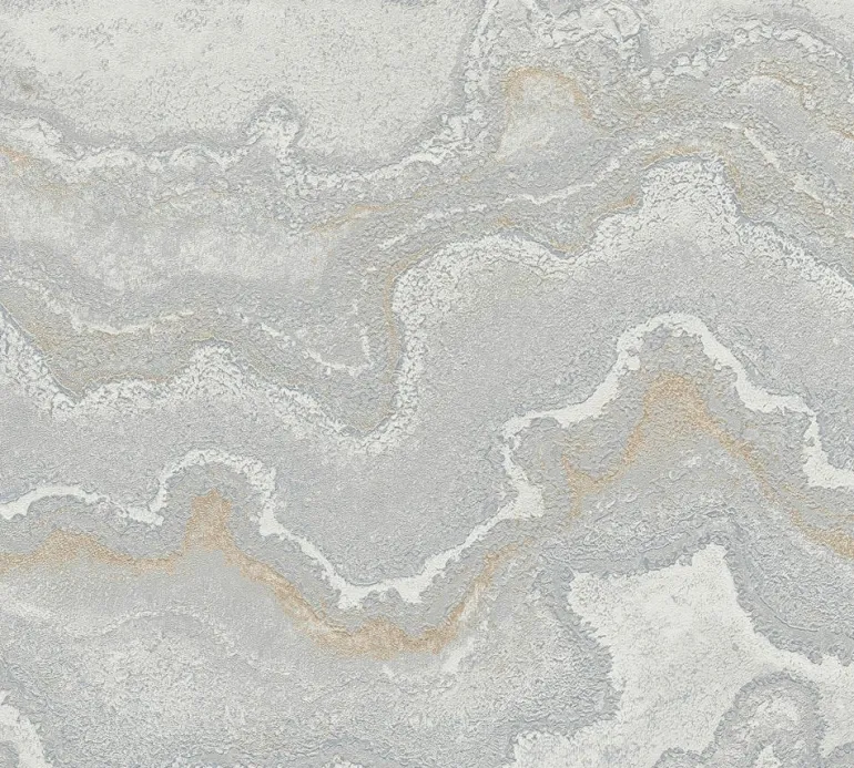 Papier peint vinyl sur support intissé malachite gris