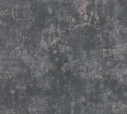 Papier peint vinyl sur support intissé béton art noir