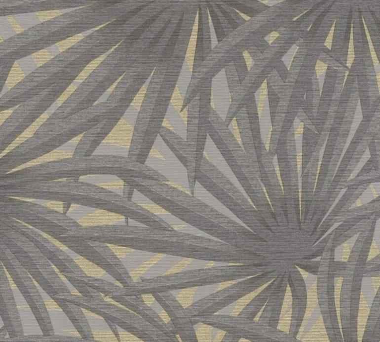Papier peint vinyl sur support intissé palmeraie bronze