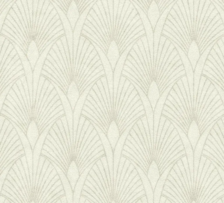 Papier peint vinyl sur support intissé glamourous ivoire