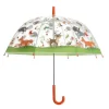 Parapluie enfant transparent animaux de la forêt