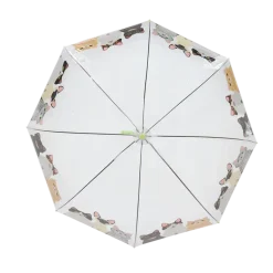 Parapluie transparent motif chats