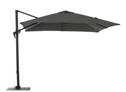 Parasol déporté ROMA 2,50x2,50m gris PRO LOISIRS