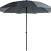Parasol droit inclinable Ø270cm gris PRO LOISIRS