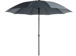 Parasol droit inclinable Ø270cm gris PRO LOISIRS