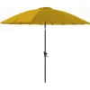 Parasol droit Pagode Ø300 cm curry PRO LOISIRS