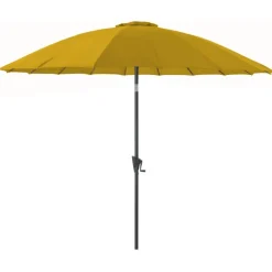 Parasol droit Pagode Ø300 cm curry PRO LOISIRS