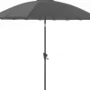 Parasol droit Pagode Ø300 cm gris PRO LOISIRS