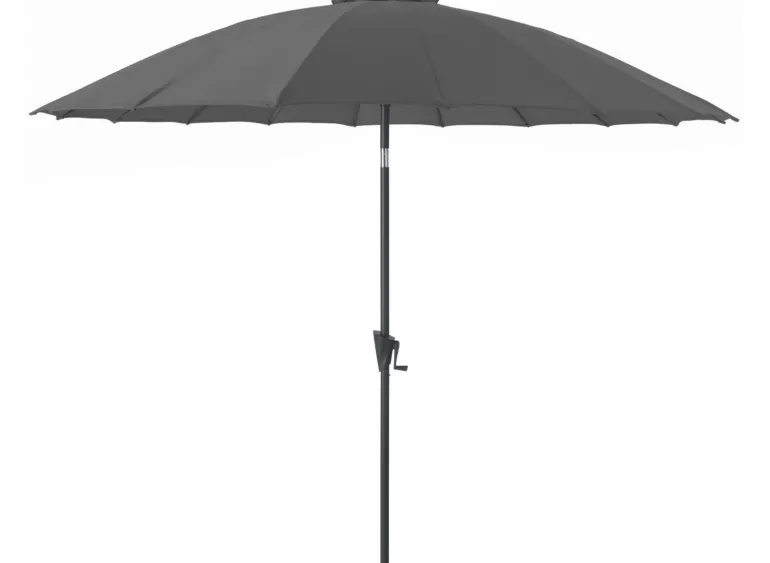 Parasol droit Pagode Ø300 cm gris PRO LOISIRS