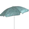 Parasol rond éclat Emeraude bleu Ø240 cm