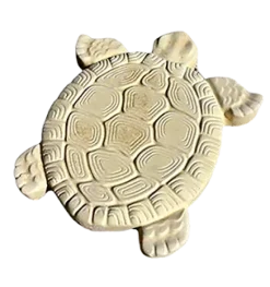 Pas japonais tortue ton vieilli 39x34 cm