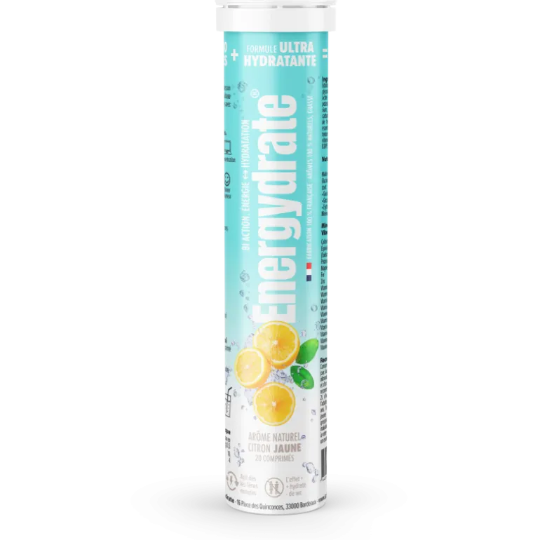 Pastilles effervescentes ultra-hydratantes goût citron (x20)