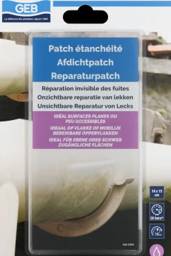 Patch d'étanchéité pour surfaces rigides planes 10x15 cm