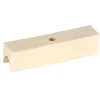 Patin pour rail à clouer Yama 38x8mm plastique blanc (x4)