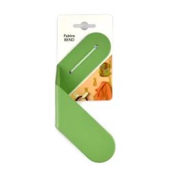 Patère Bend 174x73x35mm ép.2mm acier vert botanique