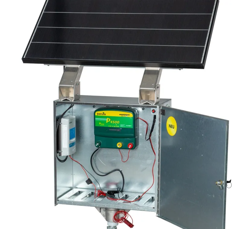 P4500 avec boîtier antivol+module solaire+batterie AGM 100Ah